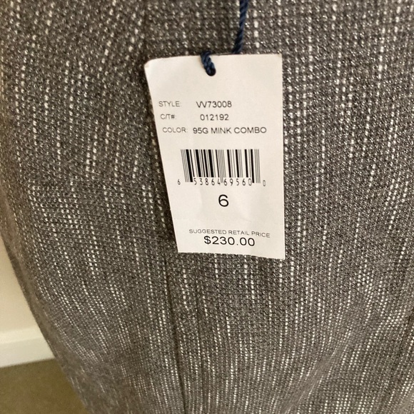 NWT MAGASCHONI MINK GREY PENCIL SKIRT - Picture 6 of 8